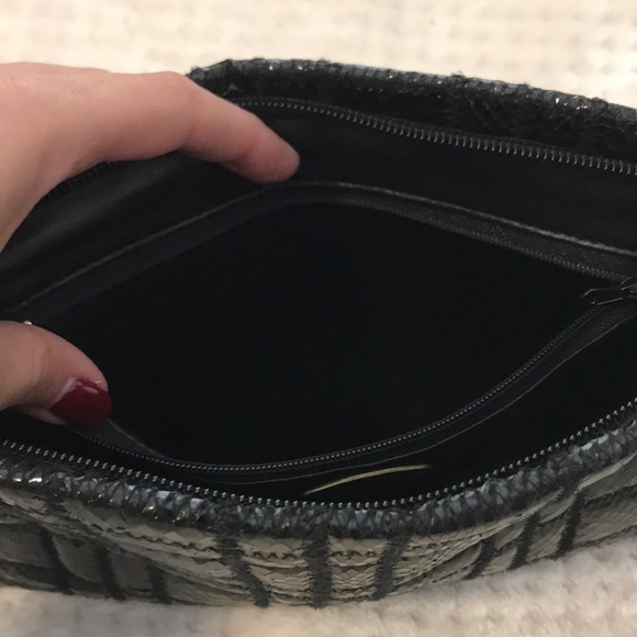 Vintage LYRELLA Snake Skin Embossed Quilted Purse - Picture 4 of 8